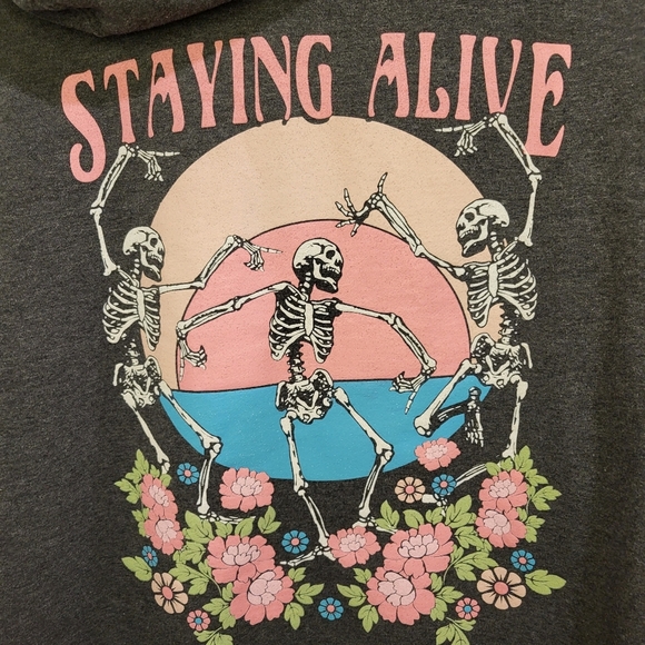 Obsesive Love 'Staying Alive' hoodie sweater - Picture 6 of 6